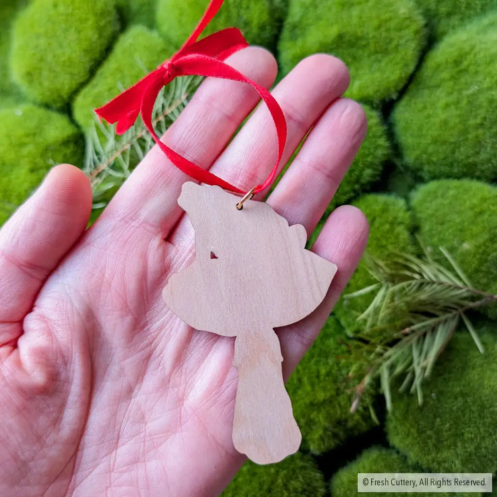 Frog Mushroom Ornament Ornaments