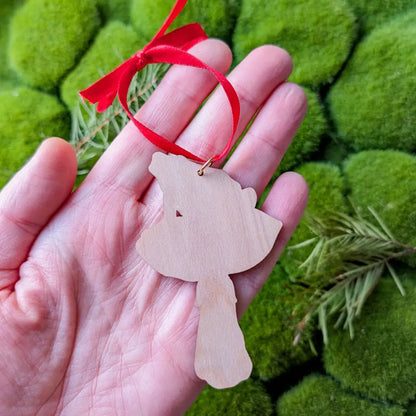 Frog Mushroom Ornament Ornaments