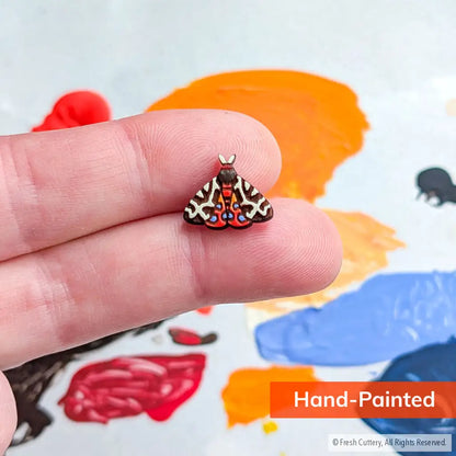 Garden Tiger Moth Studs - Studs