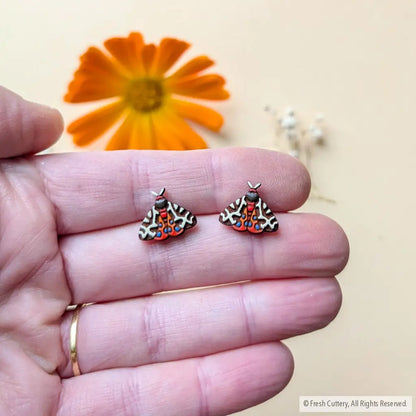 Garden Tiger Moth Studs - Studs