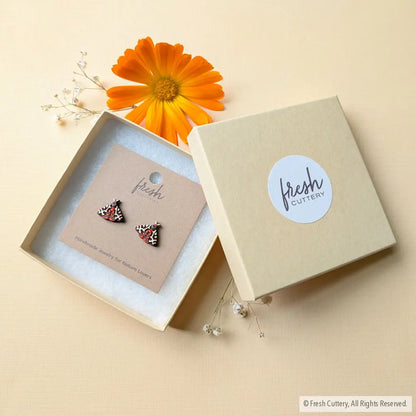 Garden Tiger Moth Studs - Studs