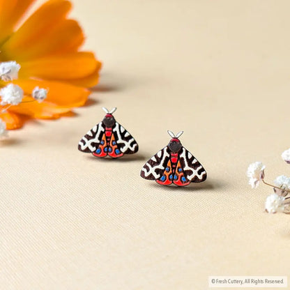 Garden Tiger Moth Studs - Studs
