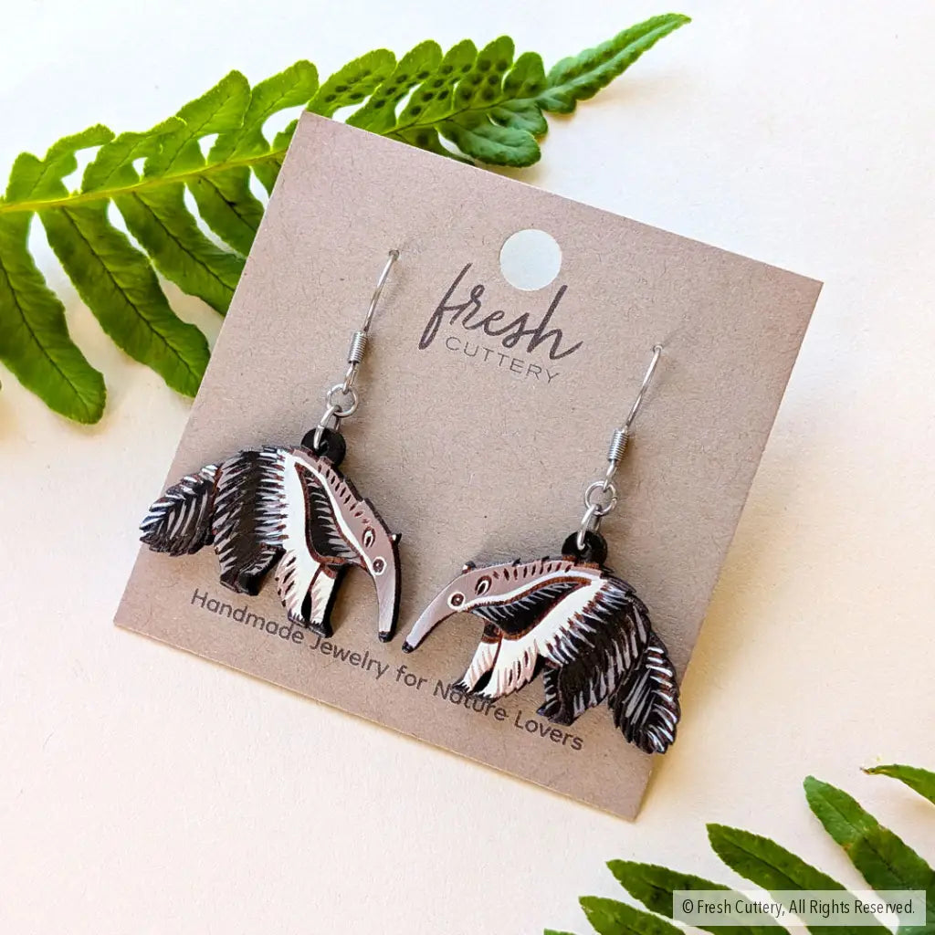 Giant Anteater Earrings Dangle and Drop Earrings
