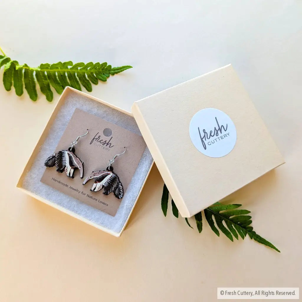 Giant Anteater Earrings Dangle and Drop Earrings