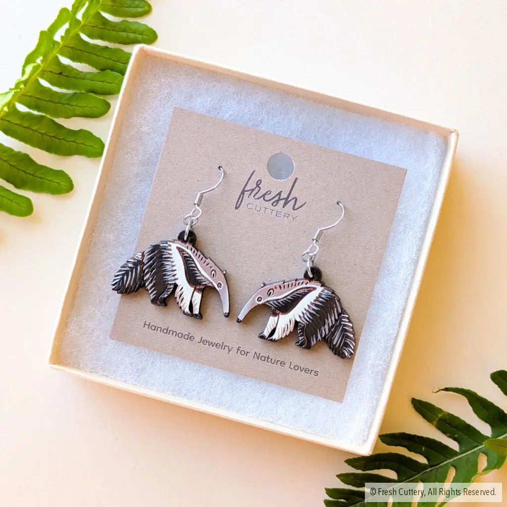 Giant Anteater Earrings Dangle and Drop Earrings