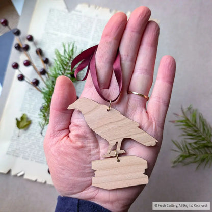 Gothic Raven Ornament Ornaments