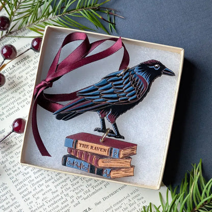 Gothic Raven Ornament Ornaments