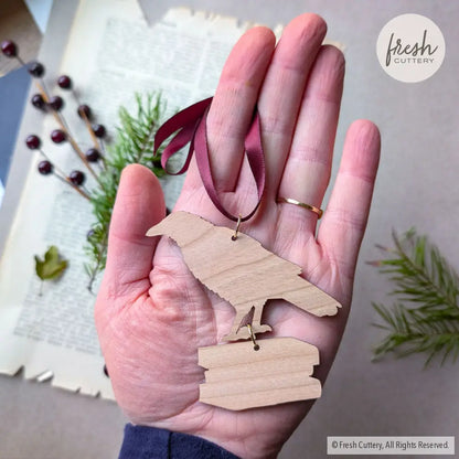 Gothic Raven Ornament Ornaments