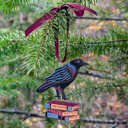 Gothic Raven Ornament Ornaments