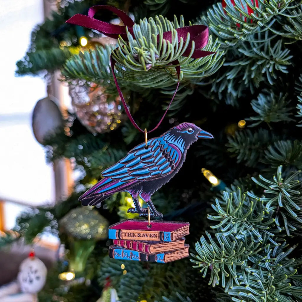 Gothic Raven Ornament Ornaments