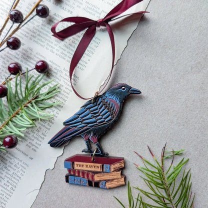 Gothic Raven Ornament Ornaments