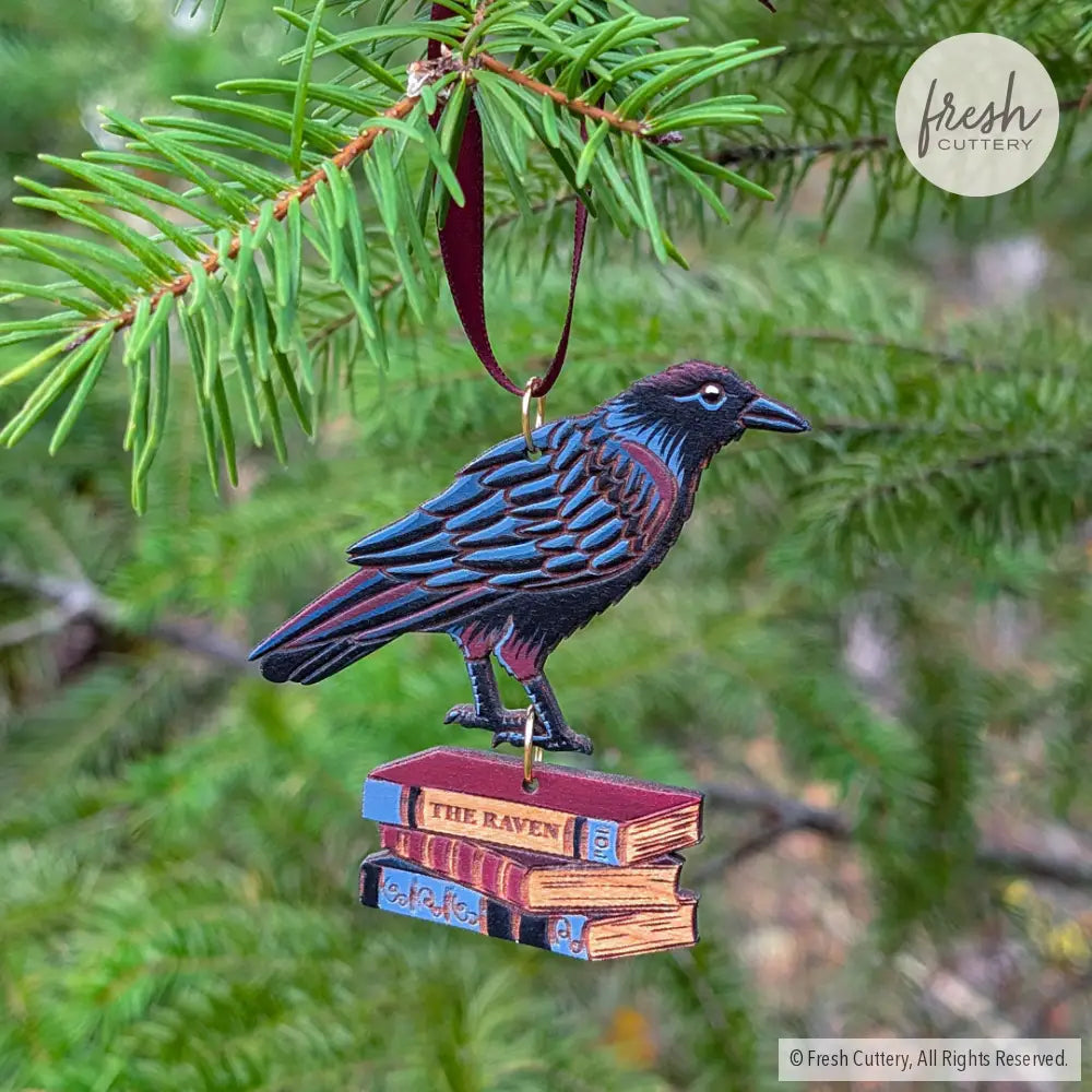 Gothic Raven Ornament Ornaments