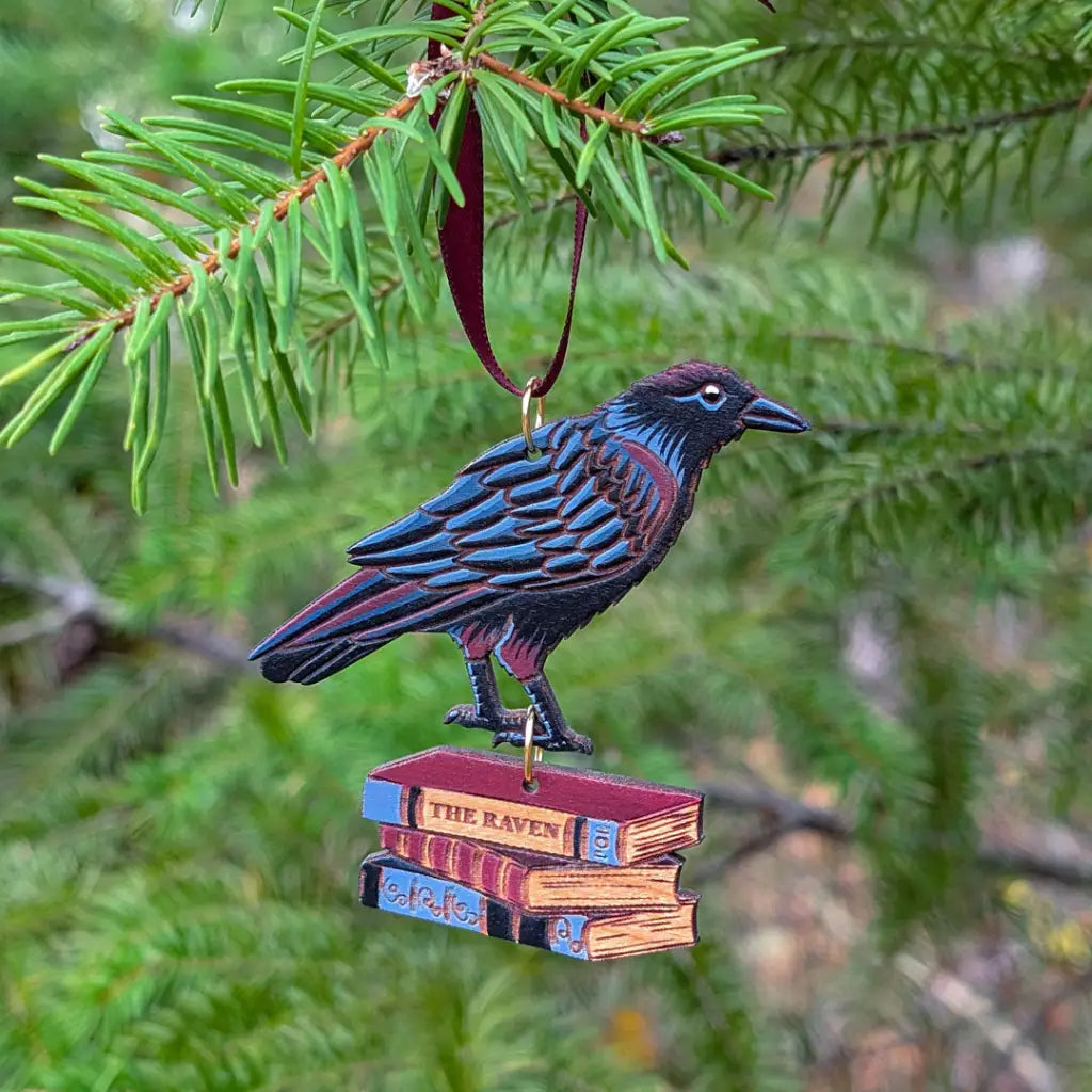 Gothic Raven Ornament Ornaments