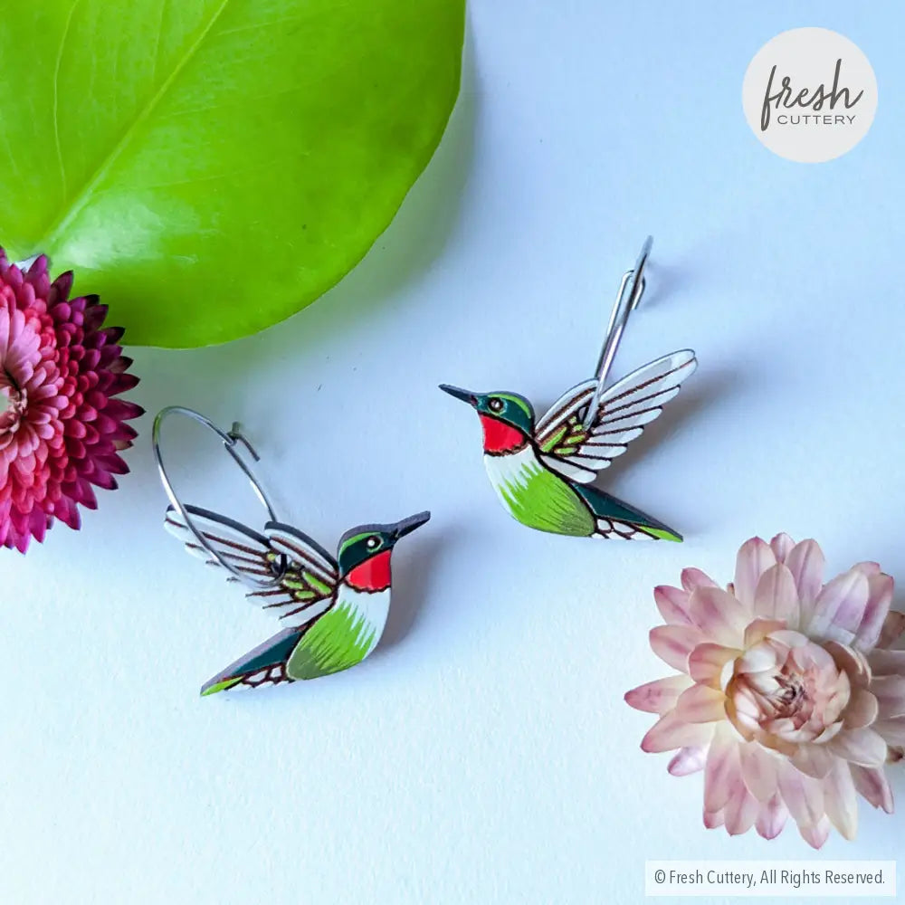 Hummingbird Earrings Dangle And Drop