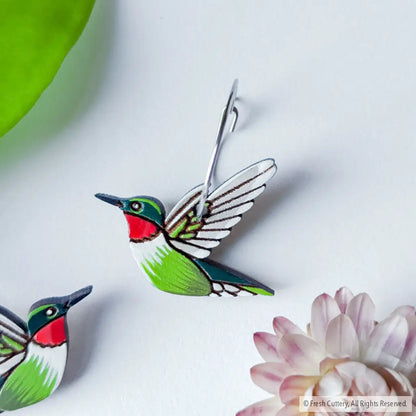 Hummingbird Earrings Dangle And Drop