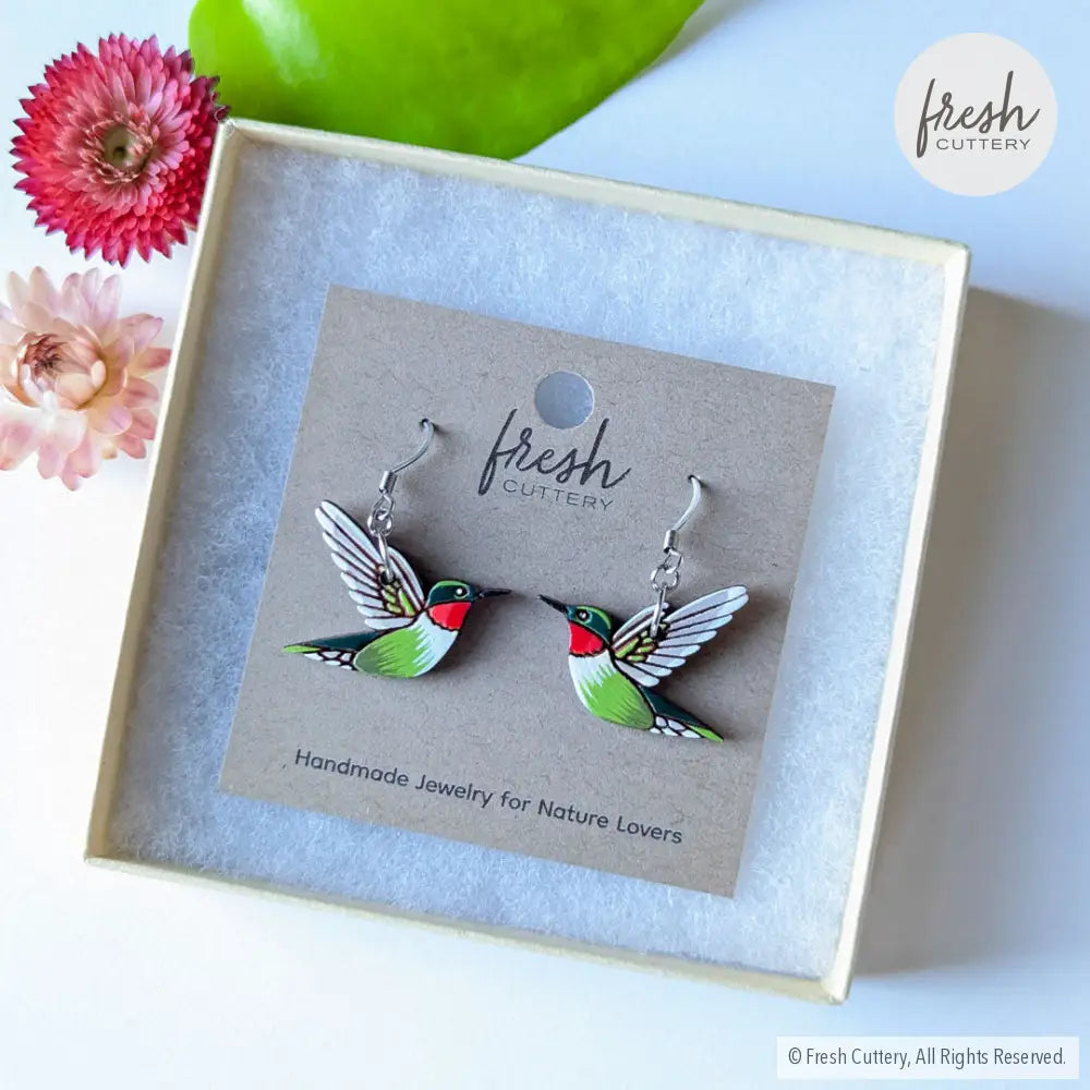 Hummingbird Earrings Dangle And Drop