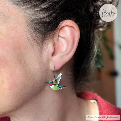 Hummingbird Earrings Dangle And Drop