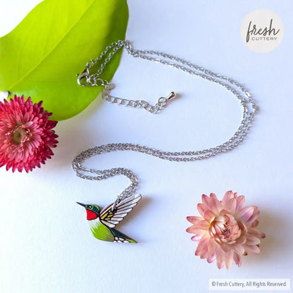 Hummingbird Necklace Silver Necklaces