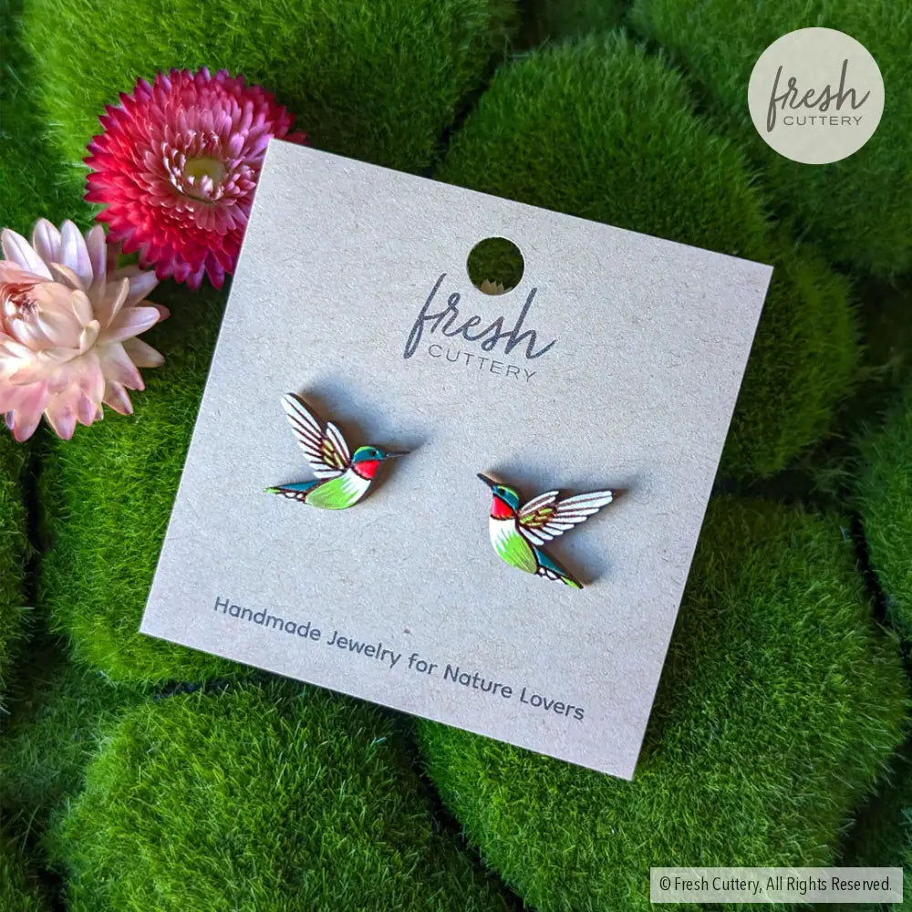 Hummingbird Studs