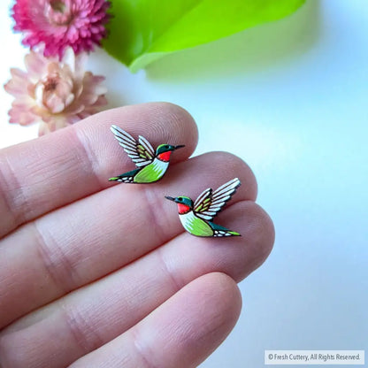 Hummingbird Studs