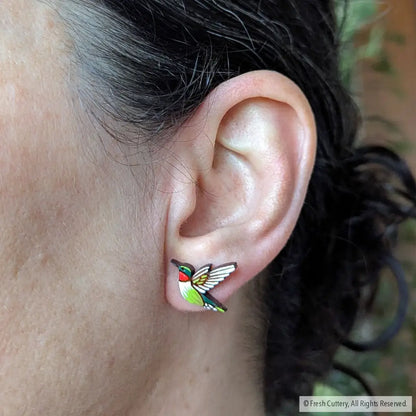 Hummingbird Studs