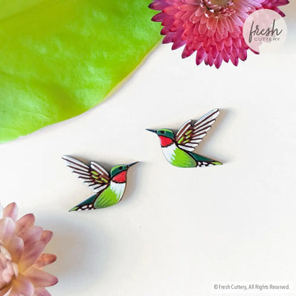 Hummingbird Studs