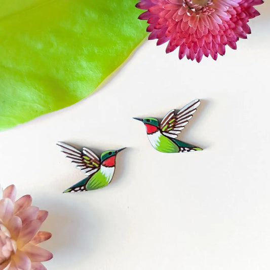 Hummingbird Studs