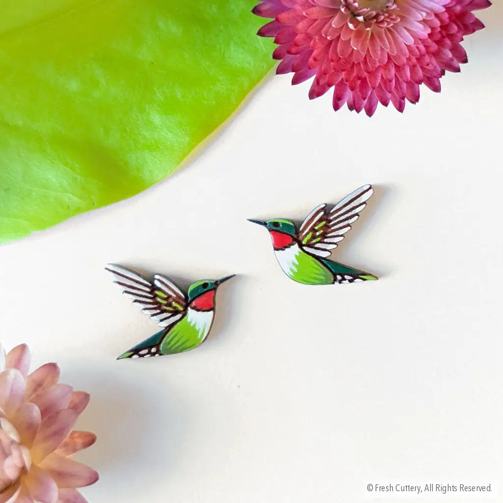 Hummingbird Studs