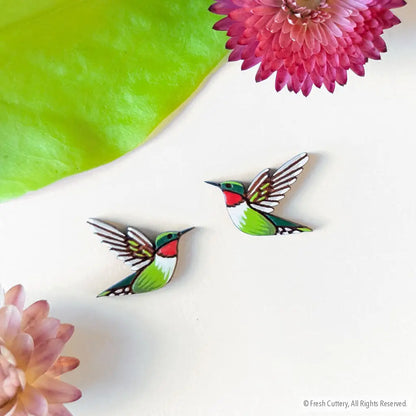 Hummingbird Studs
