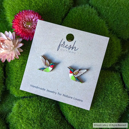 Hummingbird Studs