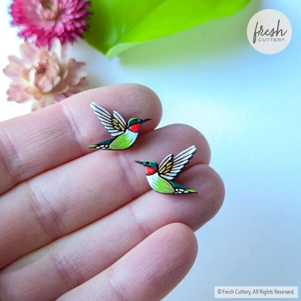 Hummingbird Studs