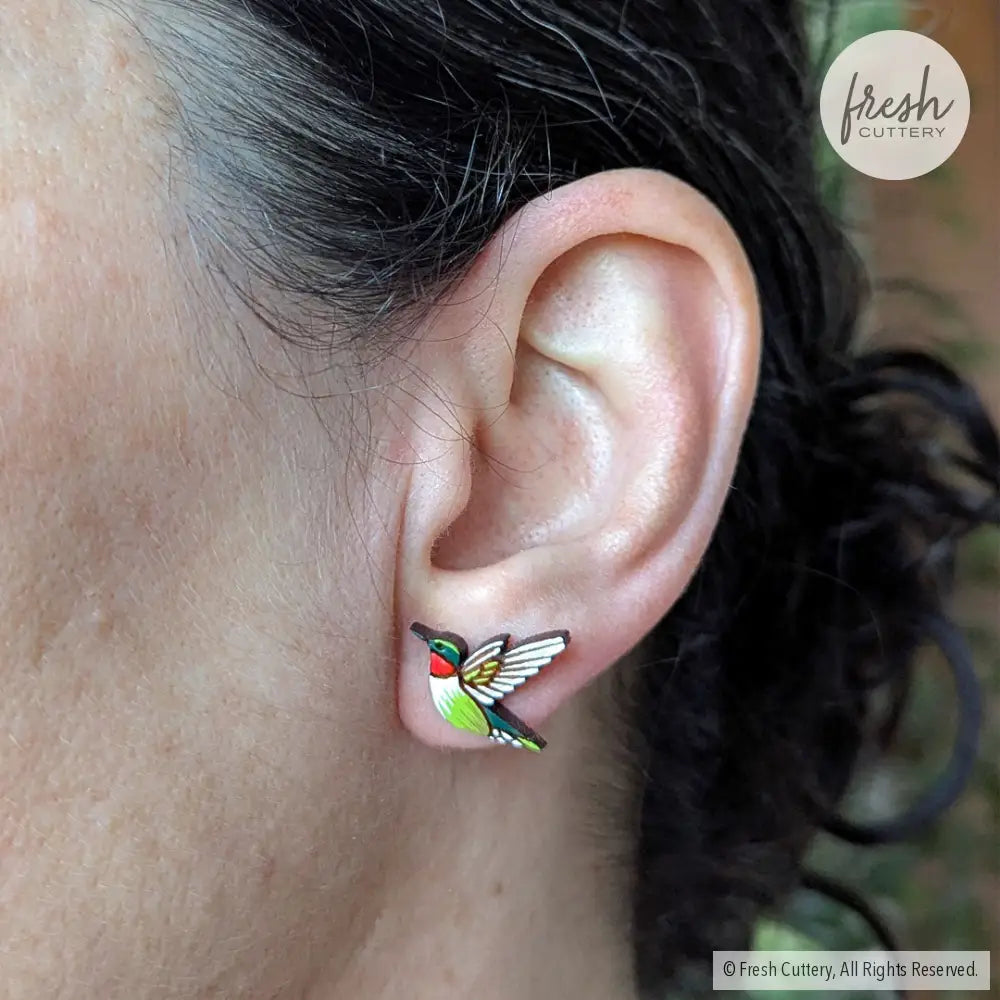 Hummingbird Studs