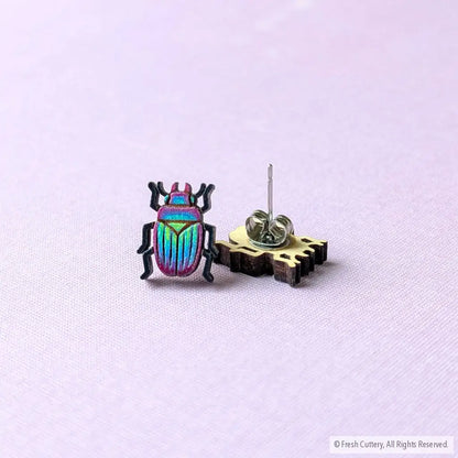 Iridescent Beetle Studs Studs
