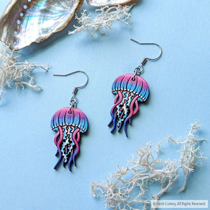 Jellyfish Earrings - Dangle and Drop Earrings
