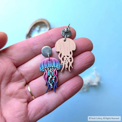 Jellyfish Earrings - Dangle and Drop Earrings