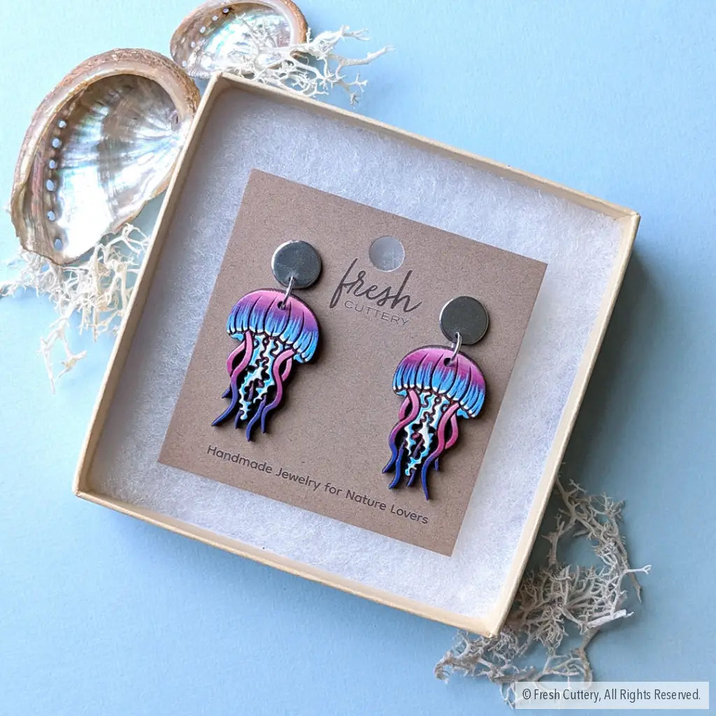Jellyfish Earrings - Dangle and Drop Earrings