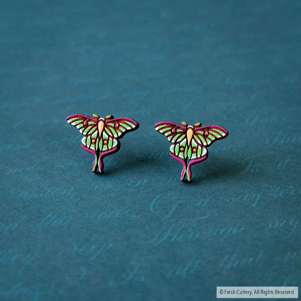 Luna Moth Studs - Studs