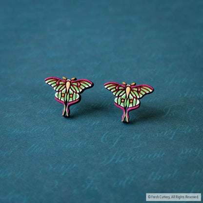 Luna Moth Studs - Studs