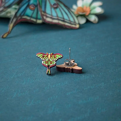 Luna Moth Studs Studs