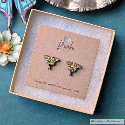 Luna Moth Studs Studs