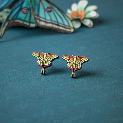 Luna Moth Studs Studs