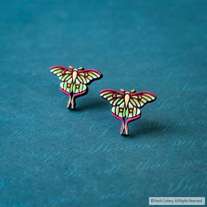 Luna Moth Studs - Studs
