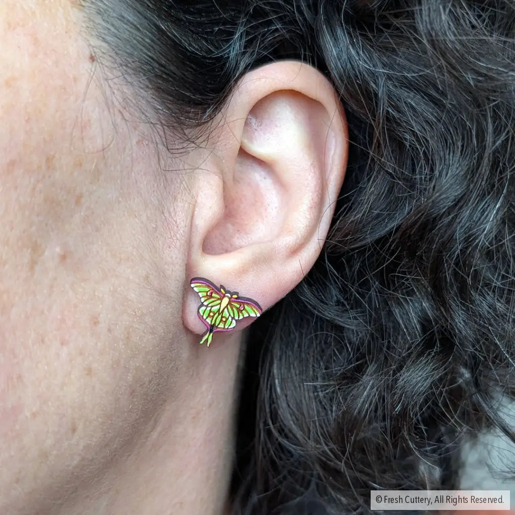 Luna Moth Studs Studs