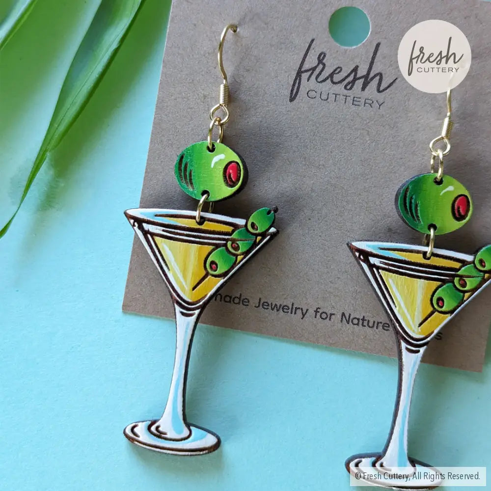 Martini Earrings Dangle And Drop