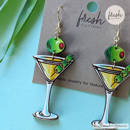 Martini Earrings Dangle And Drop