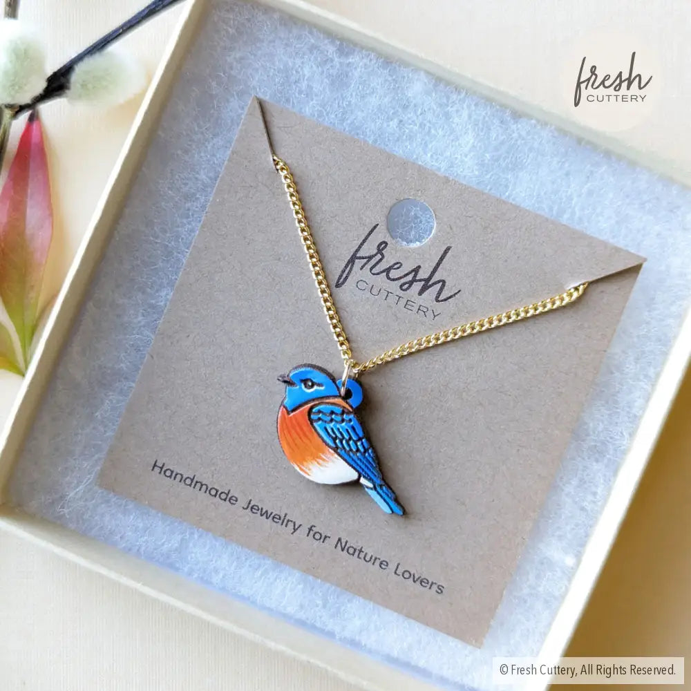 Mini Bluebird Necklace Necklaces