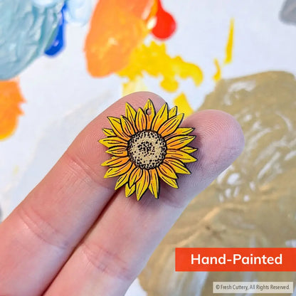 Mini Golden Sunflower Necklace - Necklaces