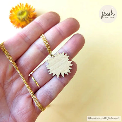 Mini Golden Sunflower Necklace Necklaces