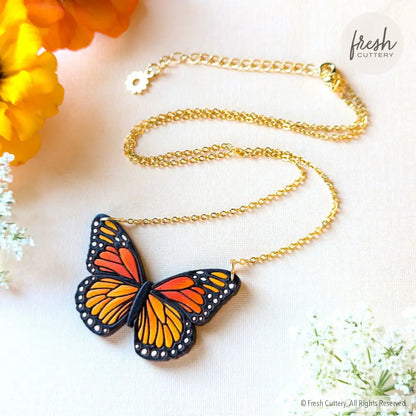 Monarch Butterfly Necklace Necklaces