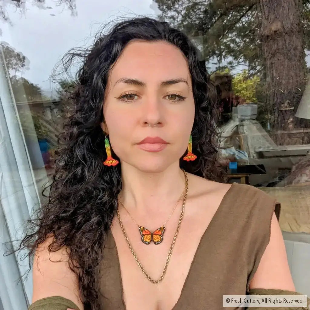 Monarch Butterfly Necklace Necklaces